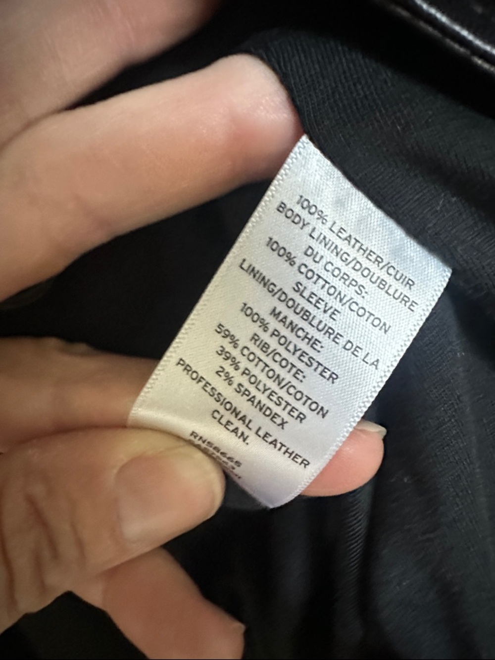 Trouvé Women's Black Leather Moto Jacket - Picture 4 of 10